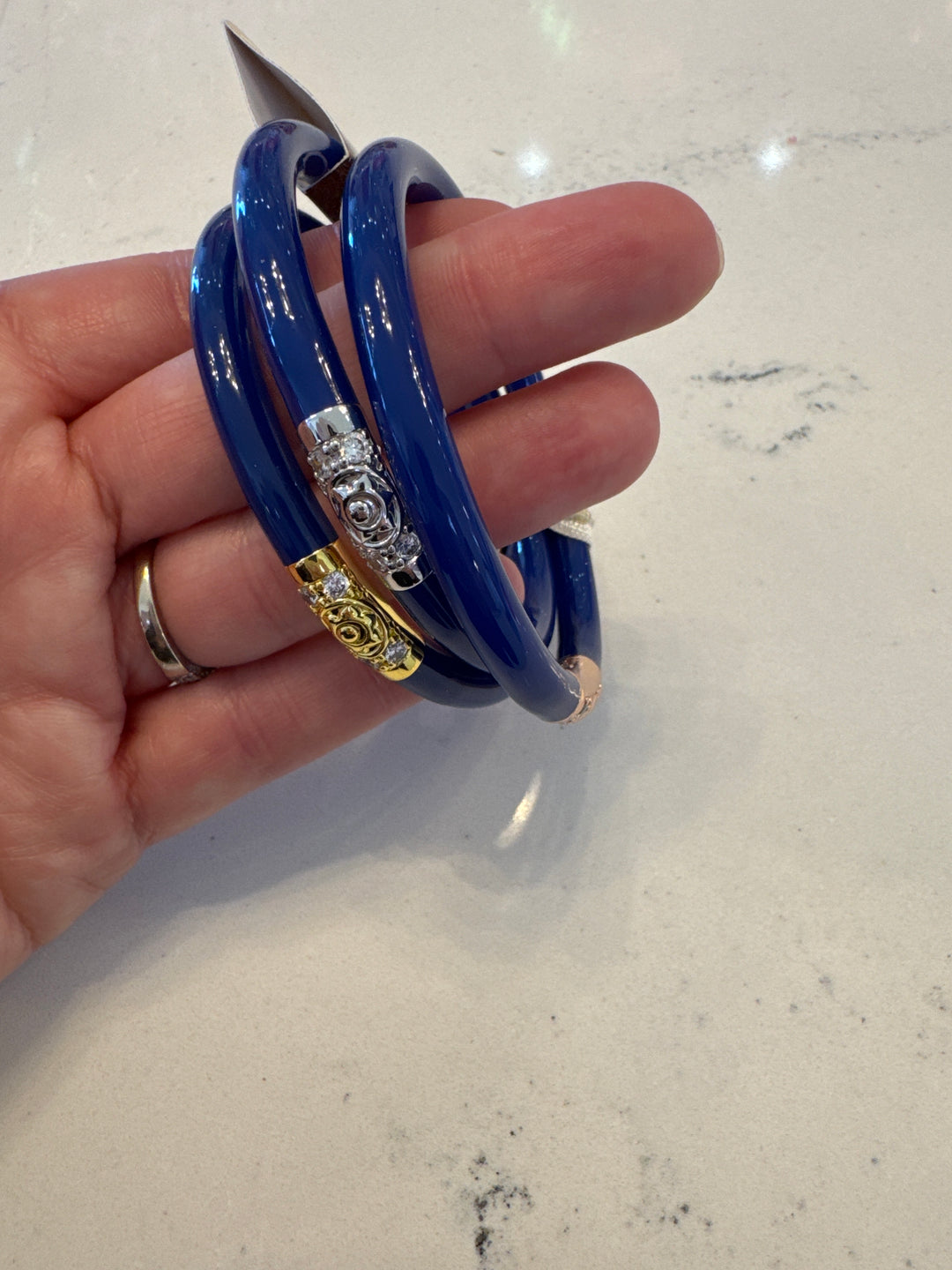 Three Kings All Weather Bangles | Lapis(Cobalt Blue)