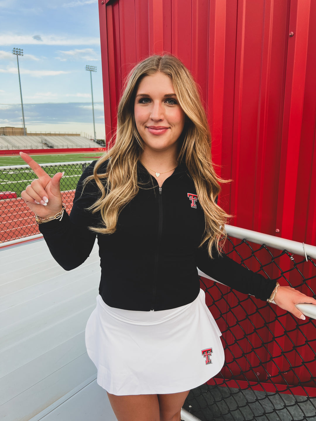 Texas Tech The Campus Rec Active Skort | White