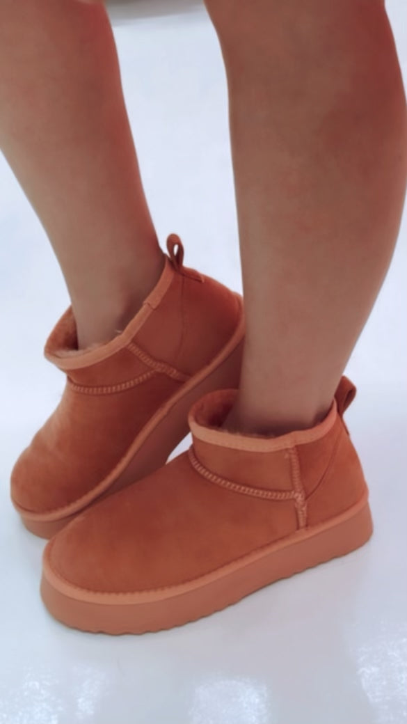 Breckenridge Rose Ugg Dupe Ankle Bootie