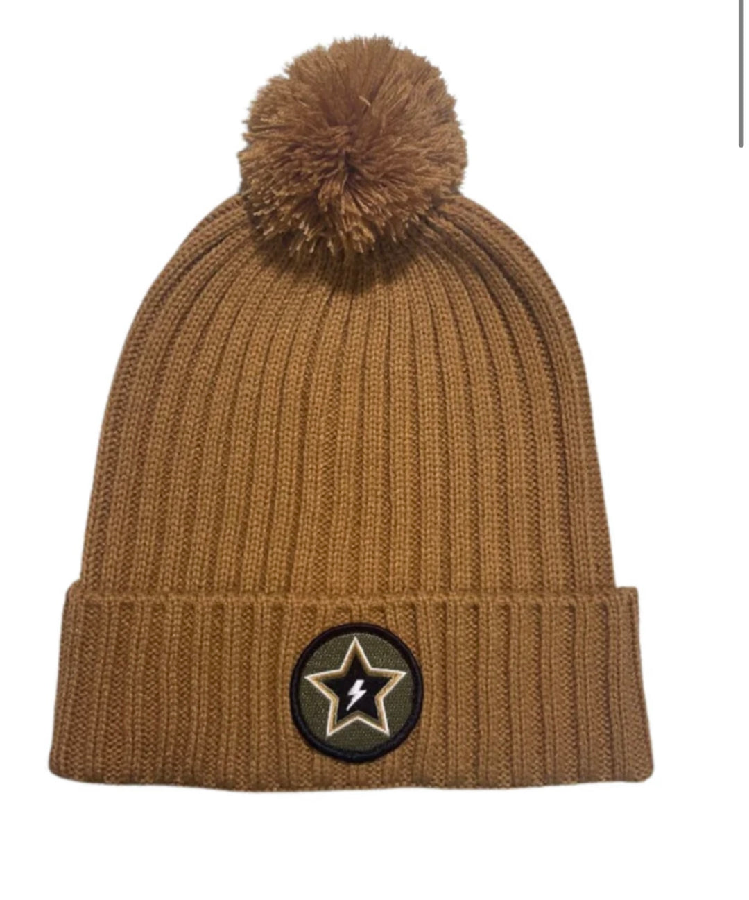Brown Star Beanie