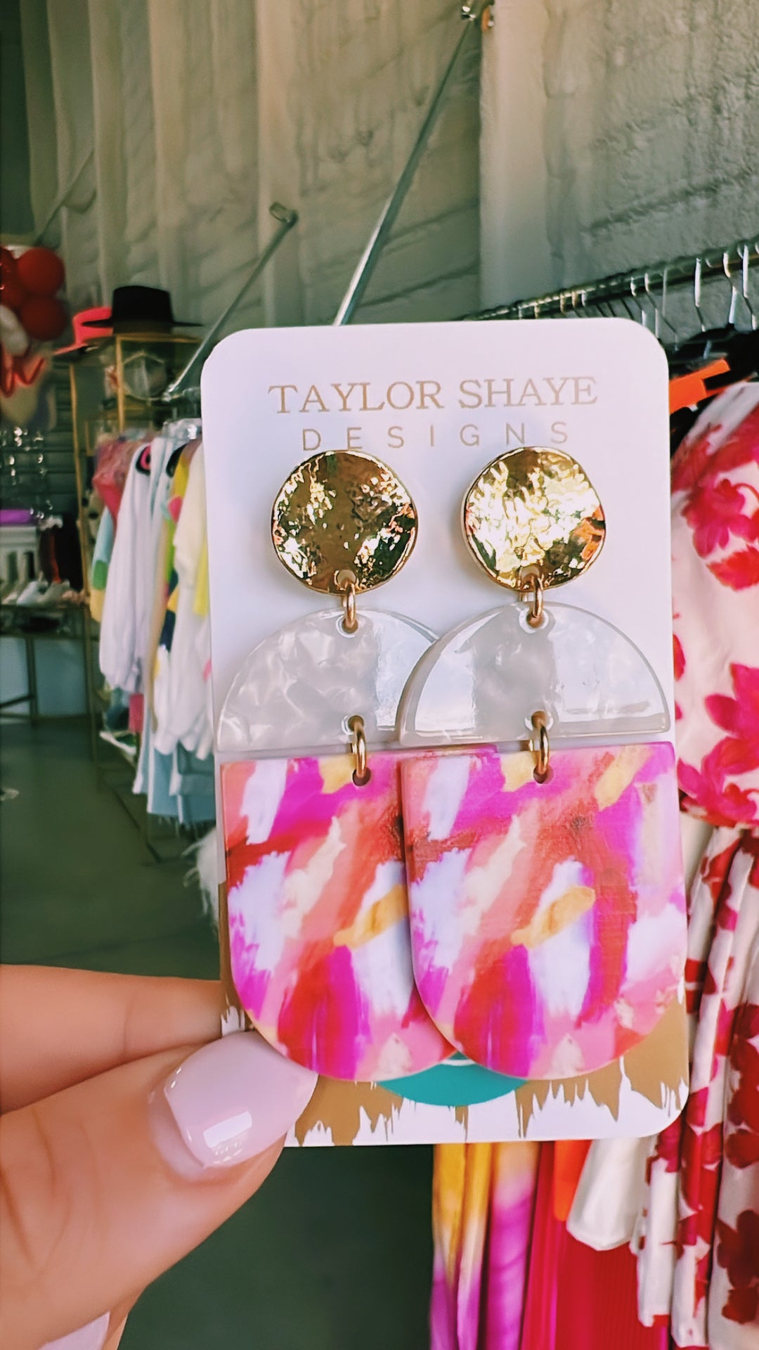 Taylor Shaye Georgina Acrylic Drops