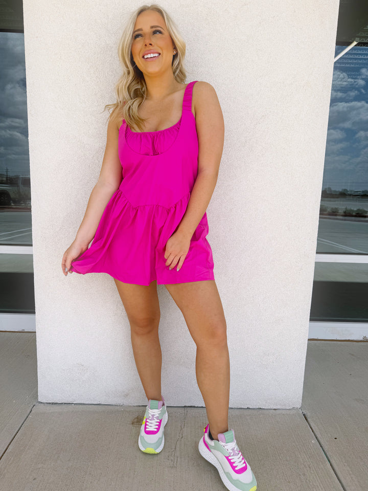 Fuchsia Athletic Dress