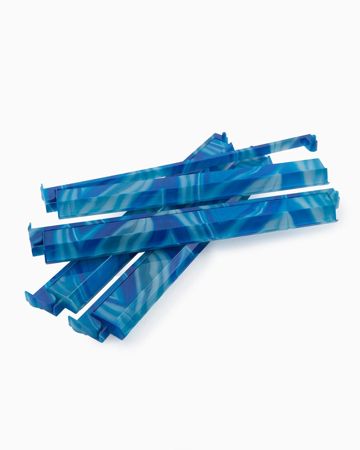OH MY MAHJONG Blue Lace Agate Rack & Pusher Set