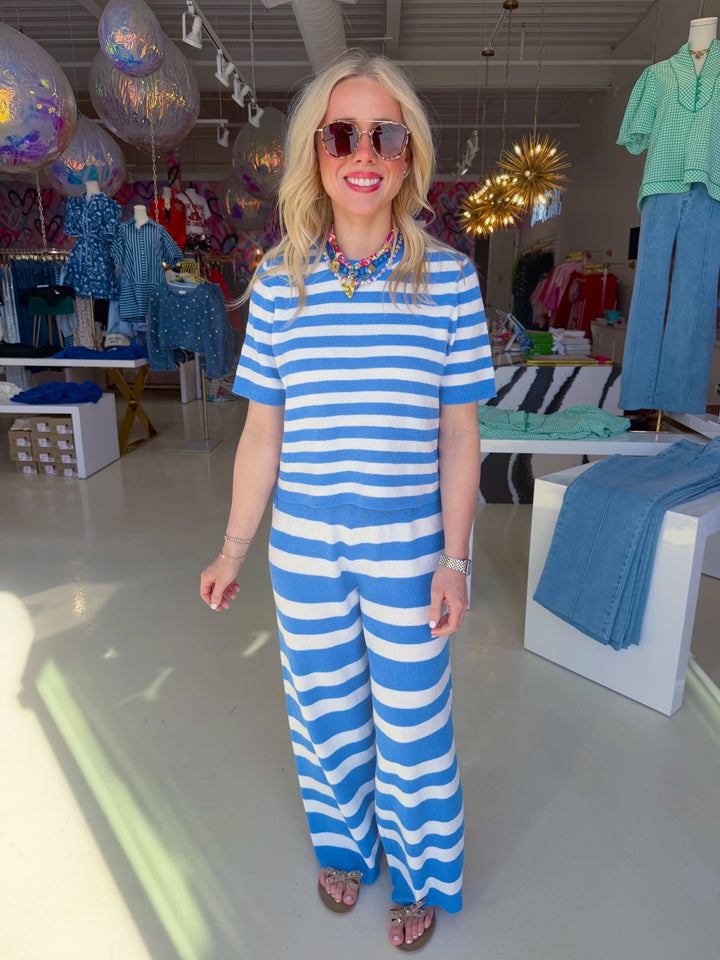 Cozy Stripe Knit Set