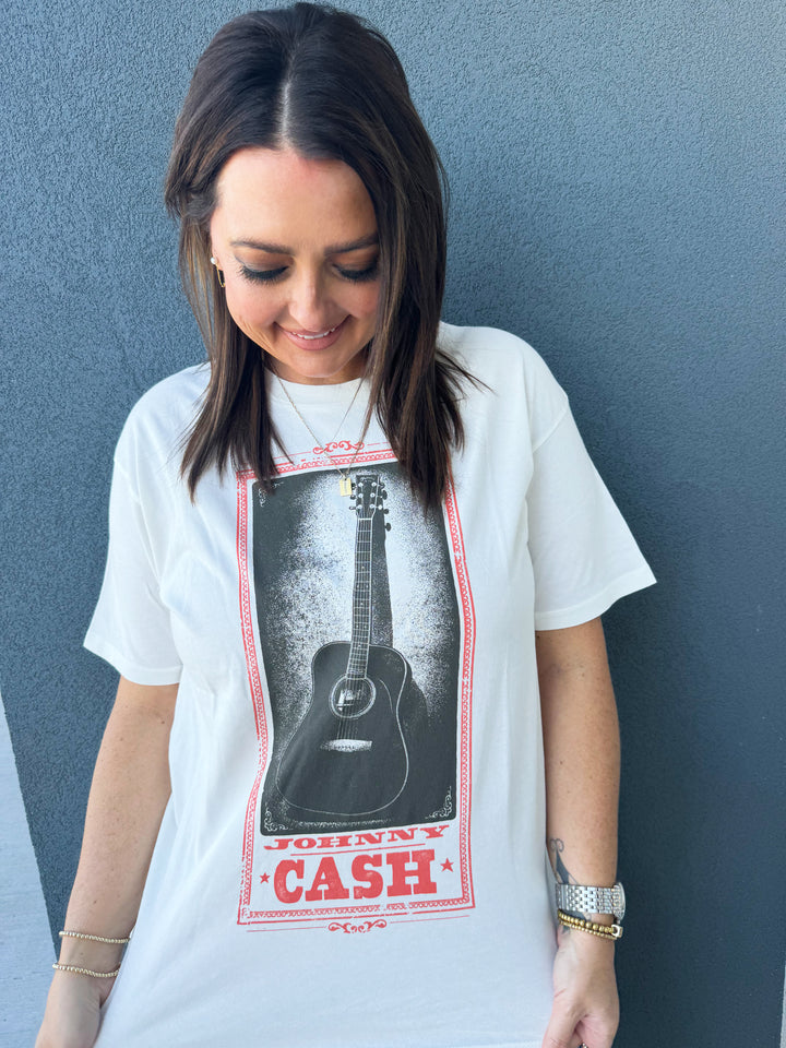 Johnny Cash Guitar Weekend Tee