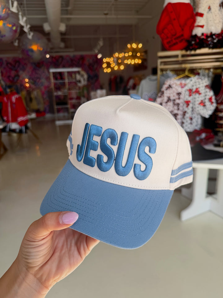 Blue "JESUS" Hat