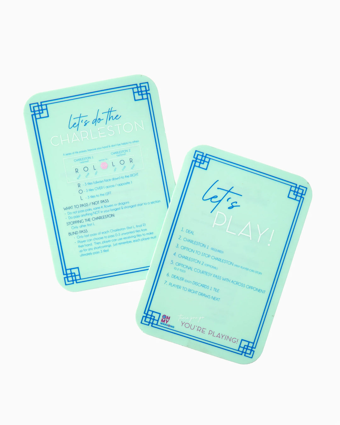 OH MY MAHJONG Mint Shufflers