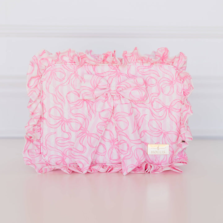Quilted Coquette XL Pouch