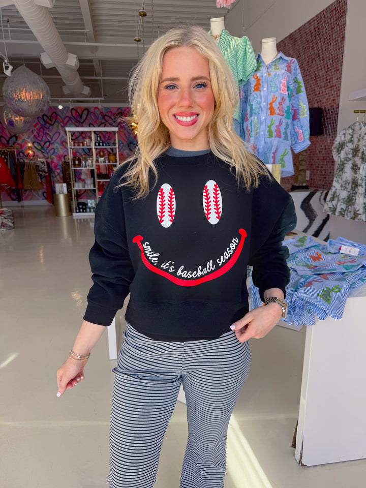 Smile, It's Baseball Season Sweatshirt