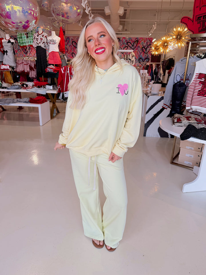 Brinley Butter Yellow Sweat Set