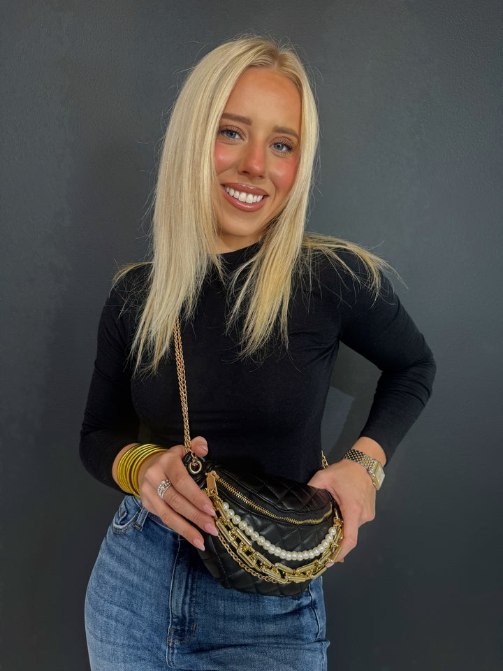 Multi Chain & Pearl Fanny Pack