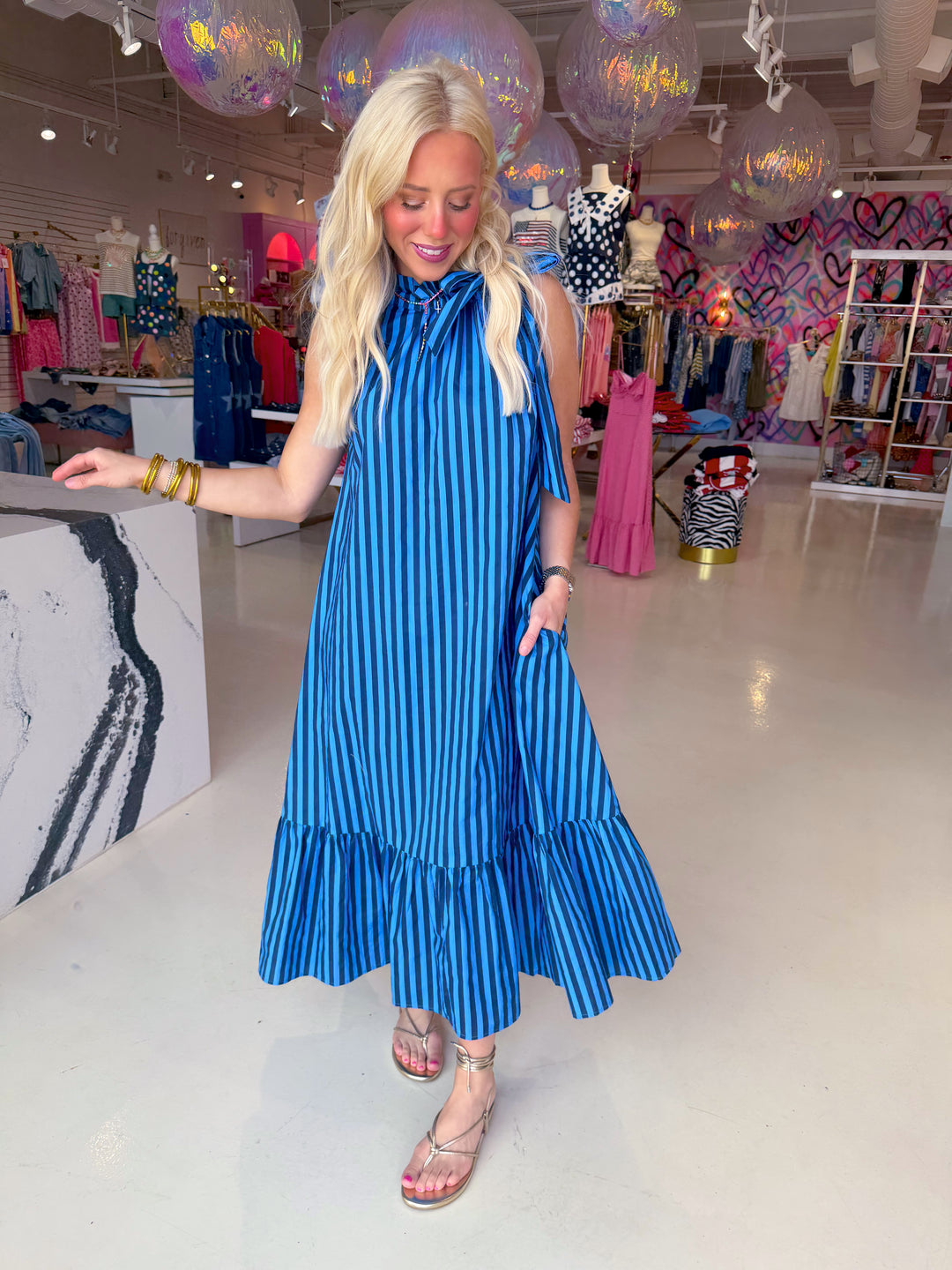 Seaside Stroll Maxi Dress