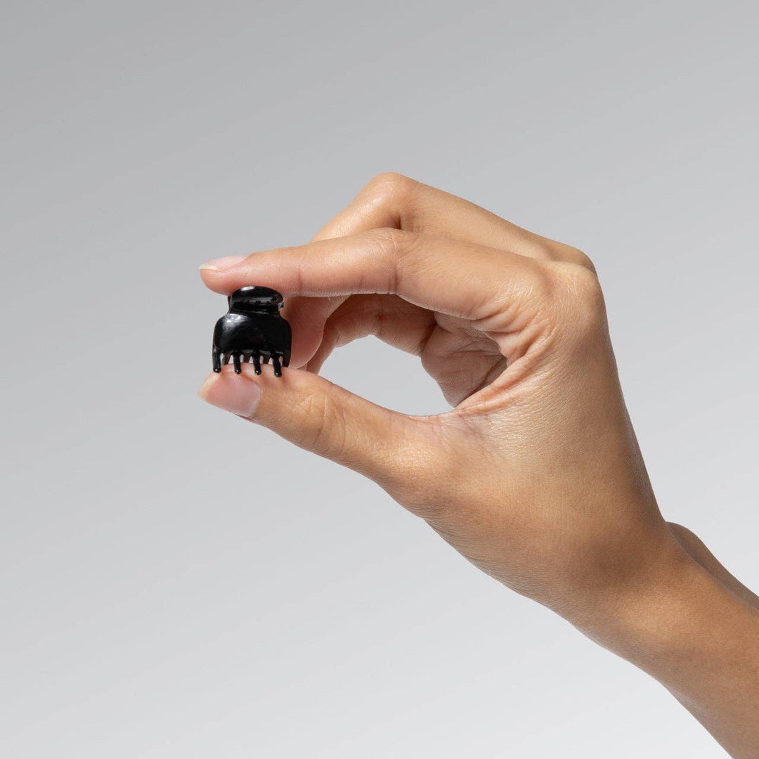Black & Tort Micro Cloud Clip 16pc Set