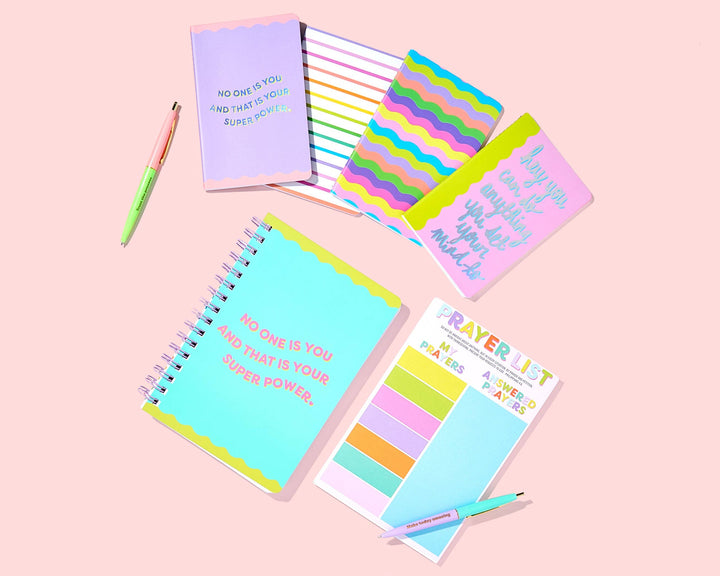 Neon Foil Mini Notebook Set