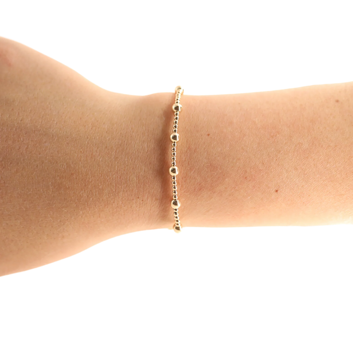 Beaded Blondes June Bracelet in Gold