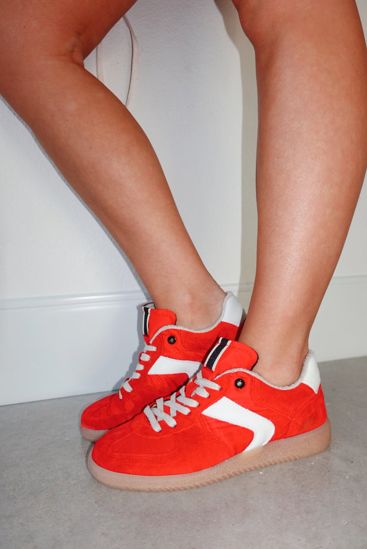 Sylvia Red Suede Sneakers