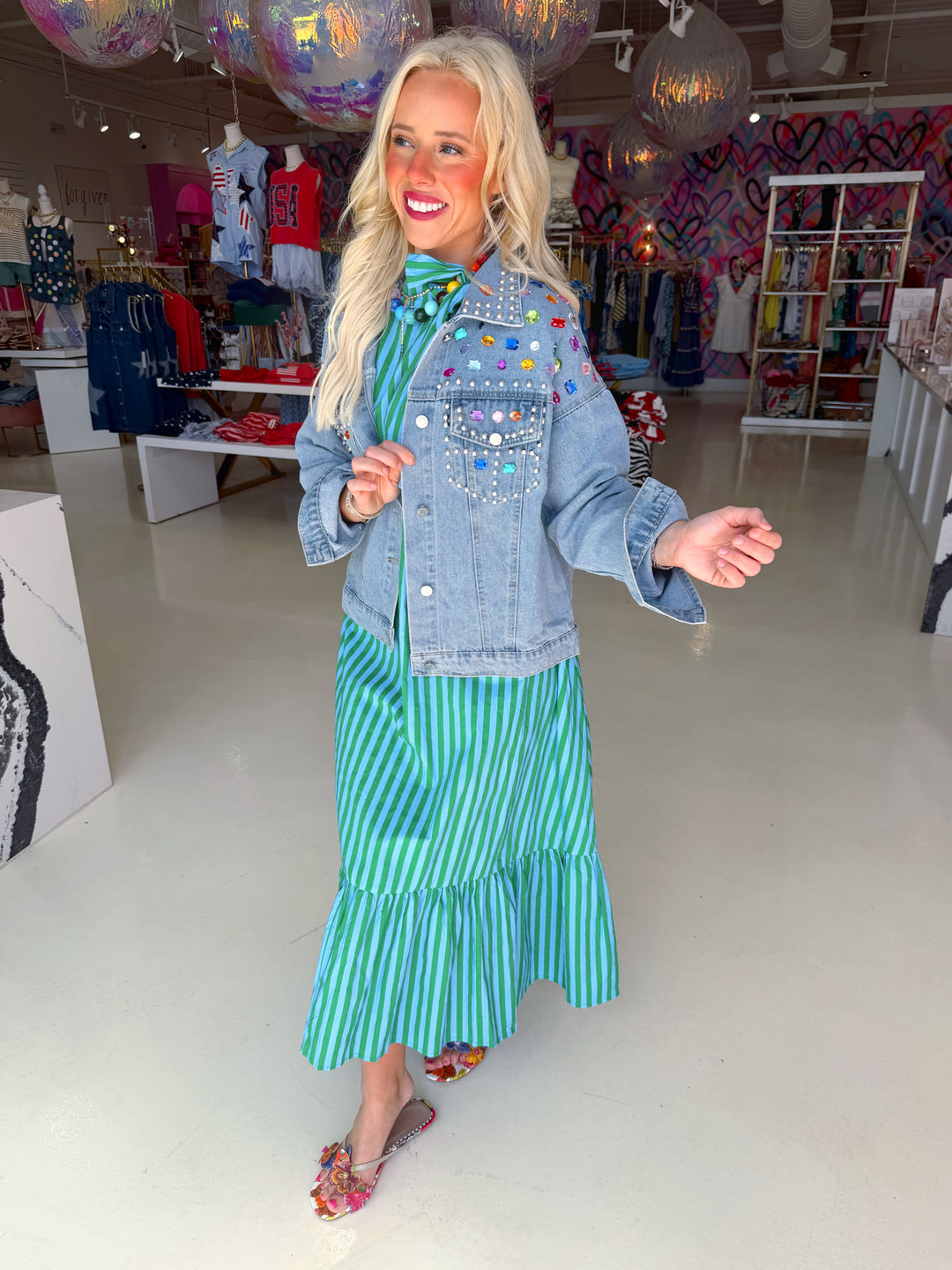 Light Denim Jewel Jacket