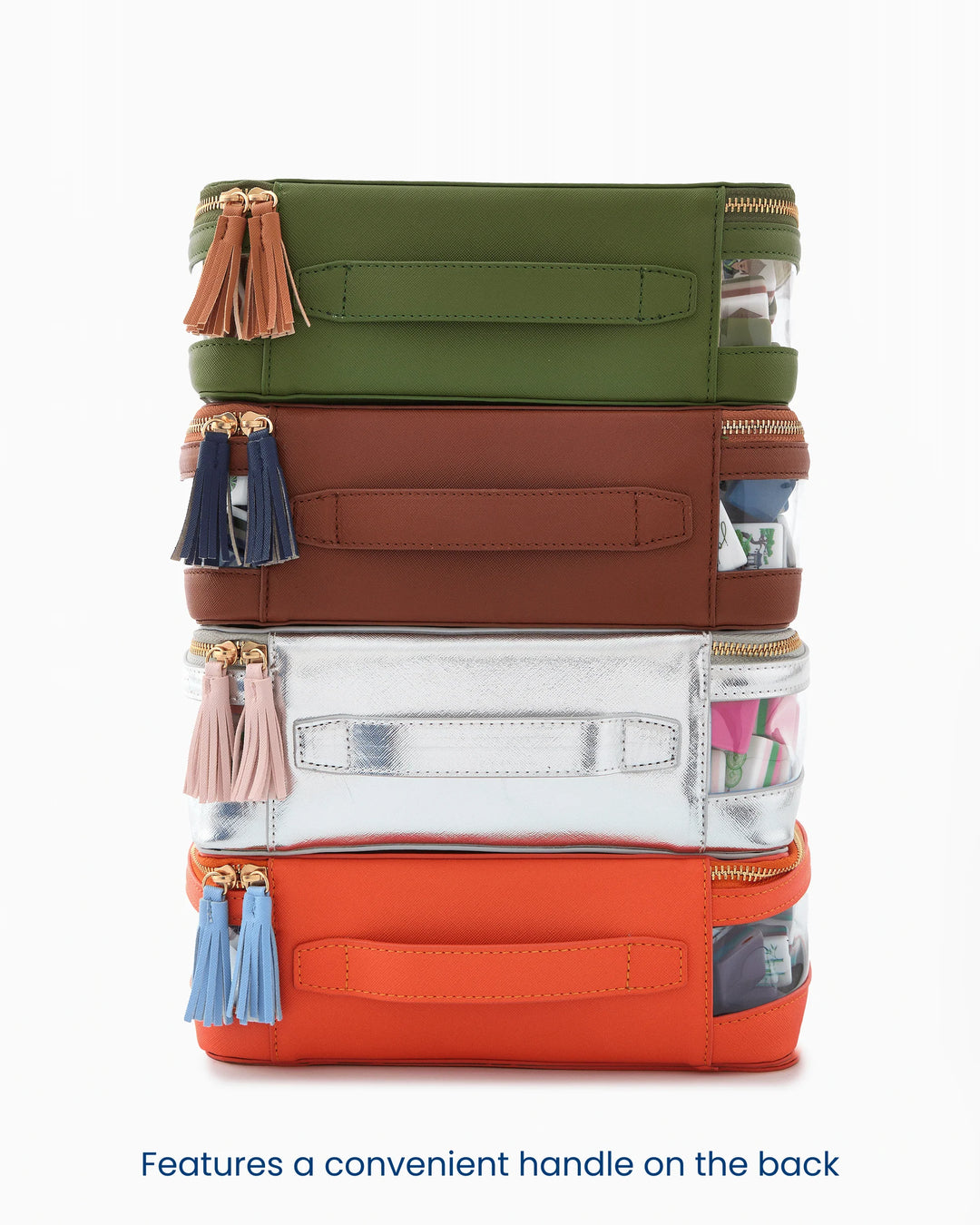 OH MY MAHJONG Cognac Tile Storage Bag