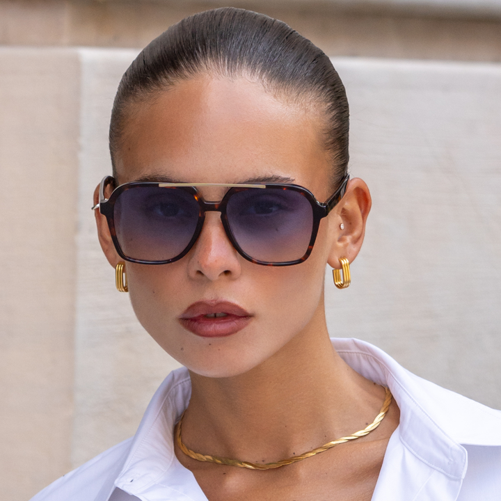 Spencer Unisex Aviator Sunglasses