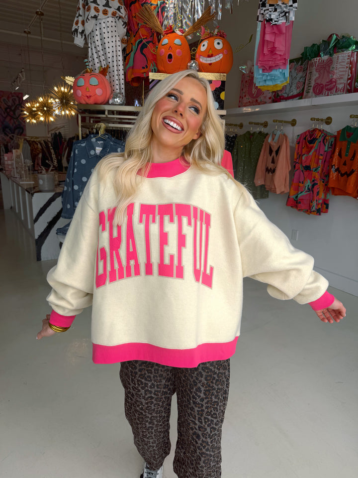 GRATEFUL 2 Sided Mockneck