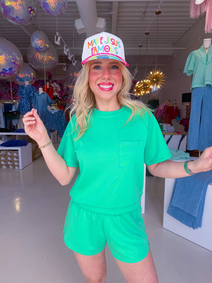 Colorful Make Jesus Famous Hat