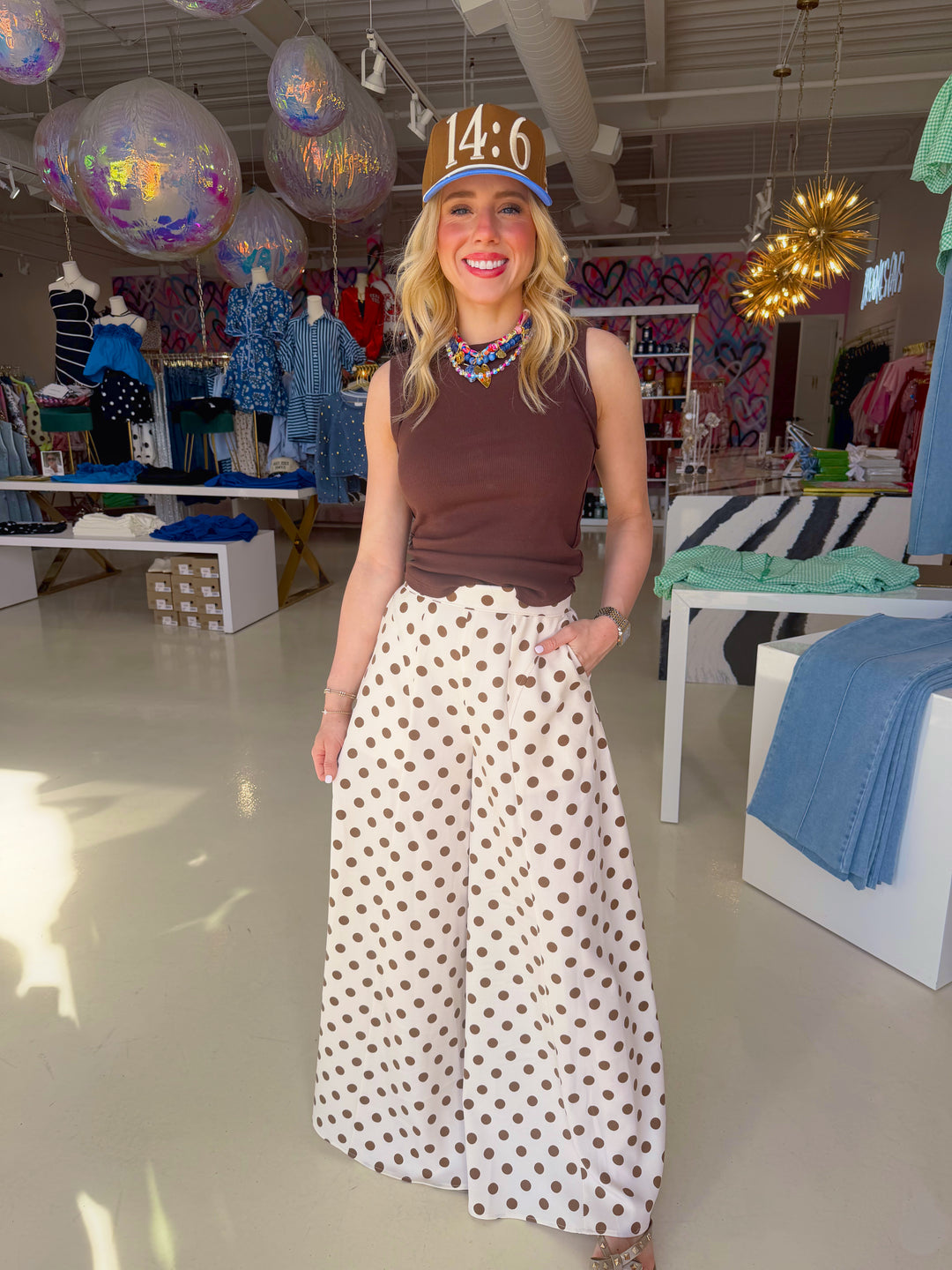 All Eyes on Me Polkadot Pant | Colors