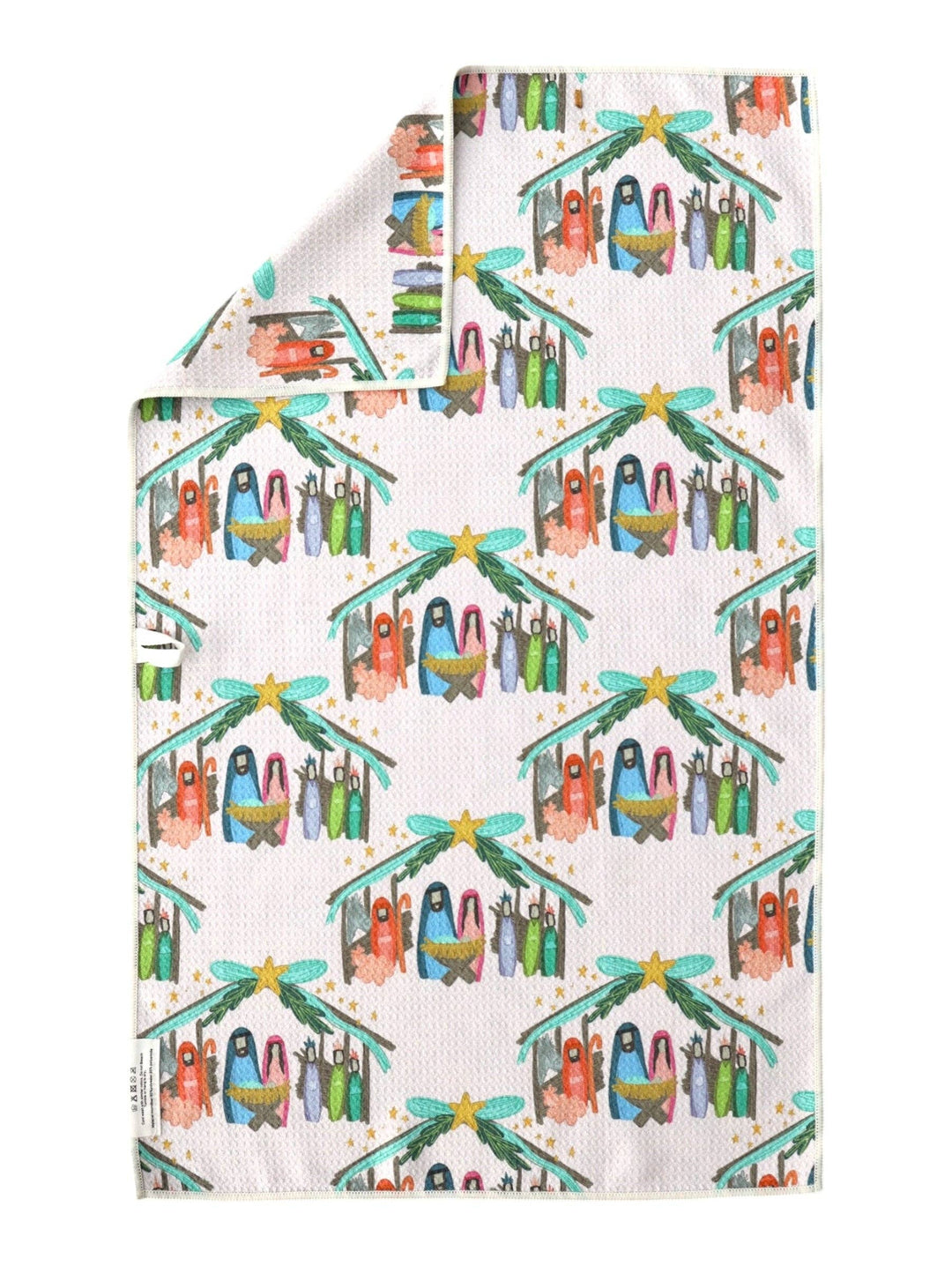 Away in a Manger: Double-Sided Hand Towel