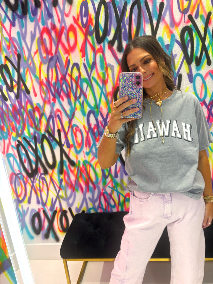Grey Hawaii Tee One Size Fits Most