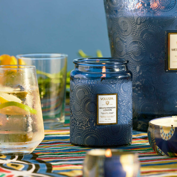 VOLUSPA- MEDITERRANEAN LEMON LARGE JAR