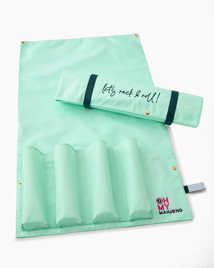 OH MY MAHJONG Mint Let's Rack & Roll Bag