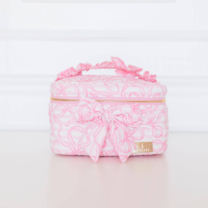 Quilted Coquette Train Case