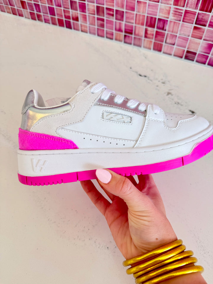 VH Finesse 2 Neon Pink/ Silver Low Top Sneakers