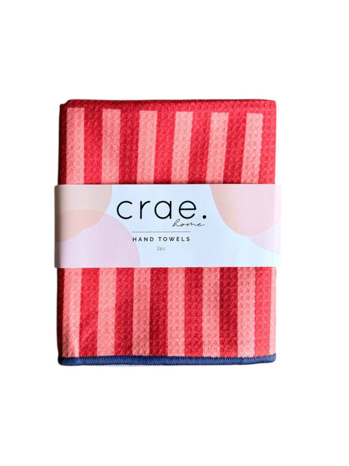 Stars & Stripes On Stripes 2 Double Sided-Hand Towels