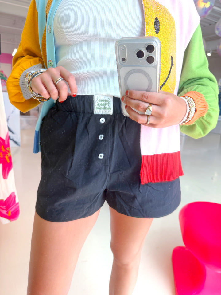 Black Good Mood Included Boxer Shorts