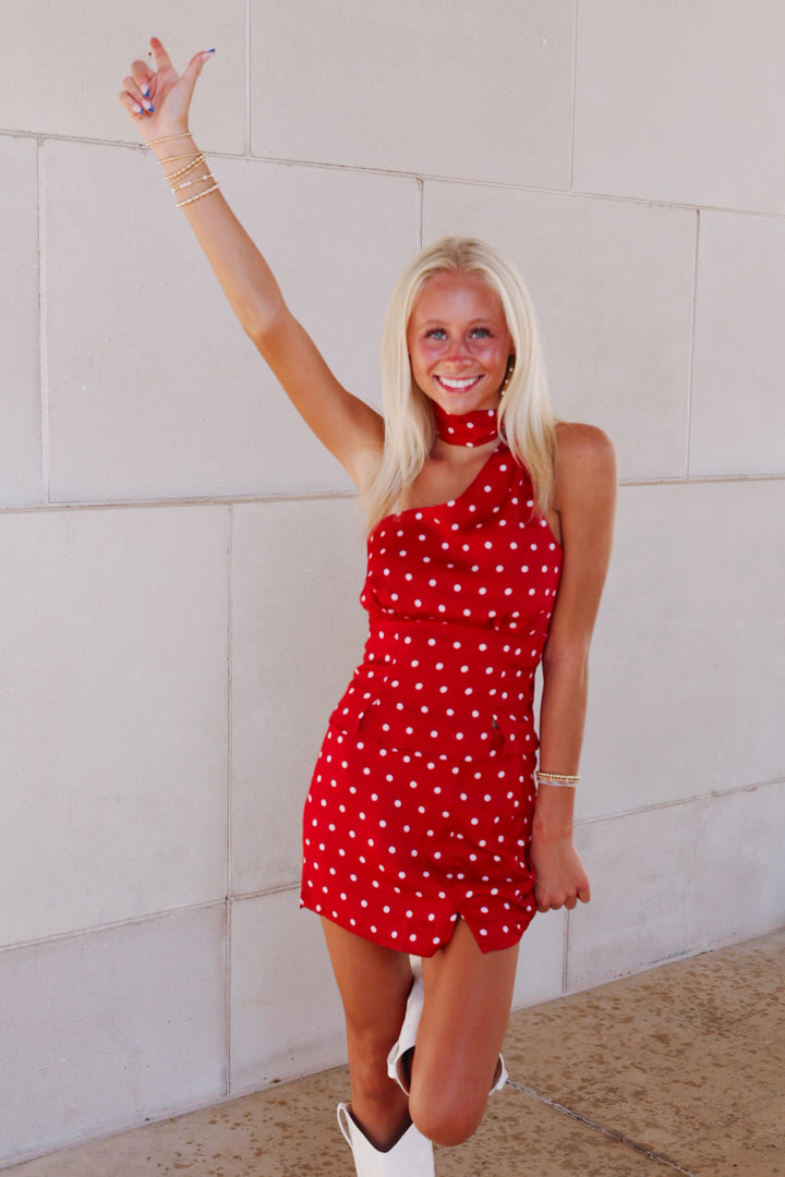 Red and Ready Polka Set