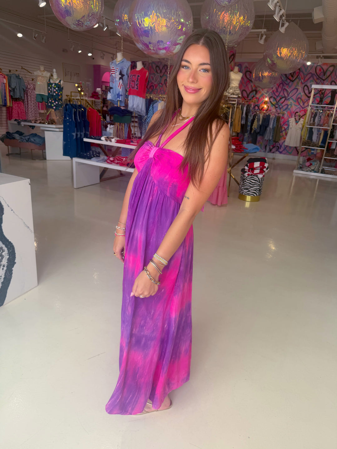 Berry Bliss Halter Neck Dress