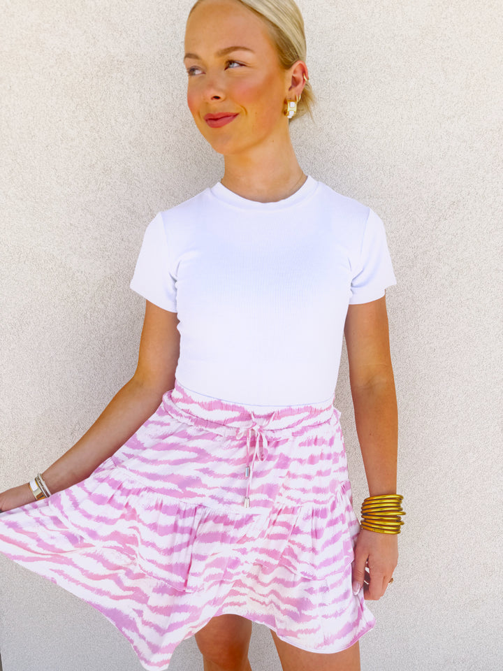 Pink Ruffle Skirt