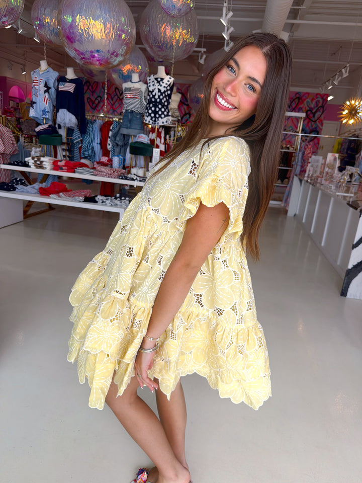 Coral Floreat Dress