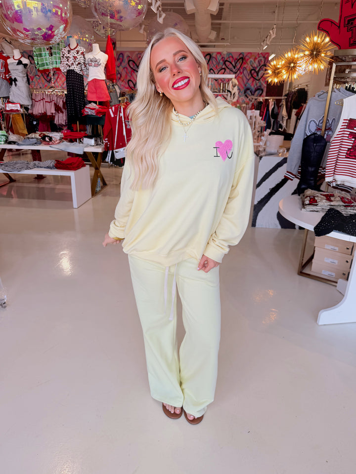 Brinley Butter Yellow Sweat Set