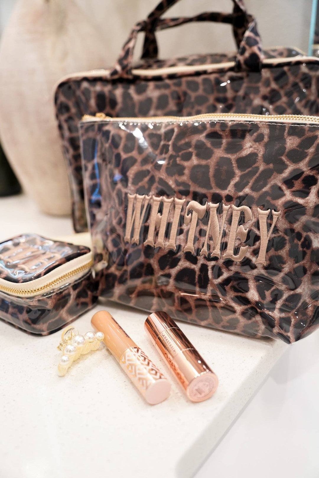 Leopard - Clear Coat Bag For Embroidery