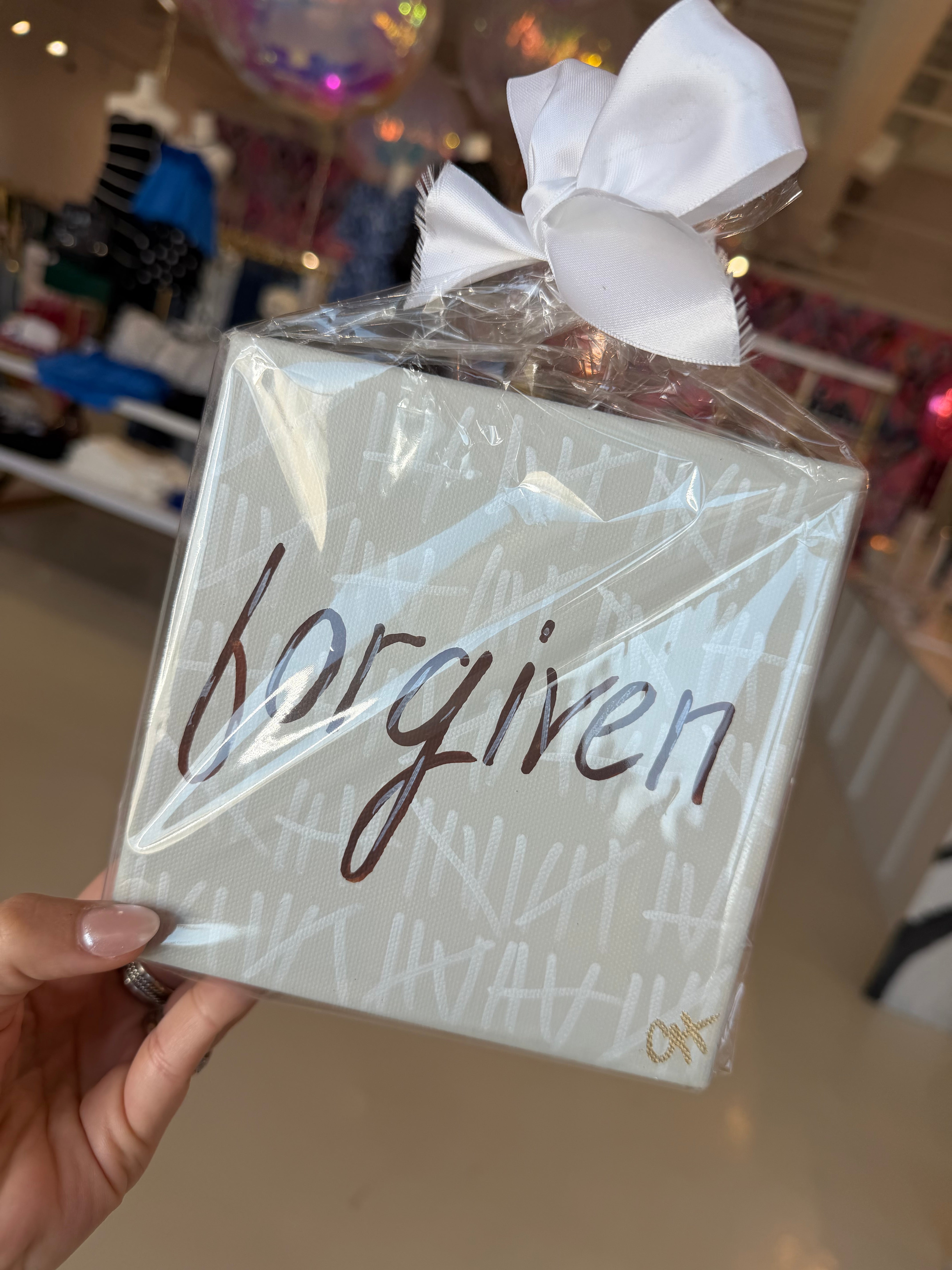 FORGIVEN 6x6 Sign – Brookeside Company