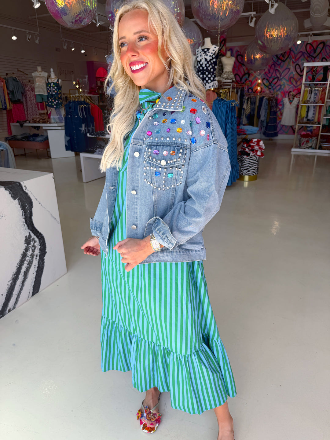 Light Denim Jewel Jacket