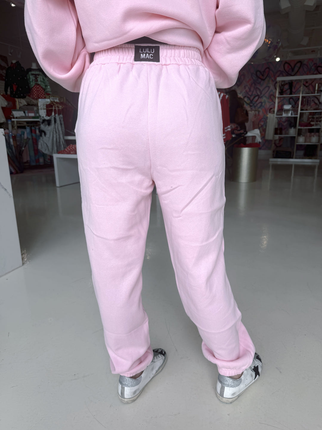 LULU MAC Pink/Brown Sweatpants