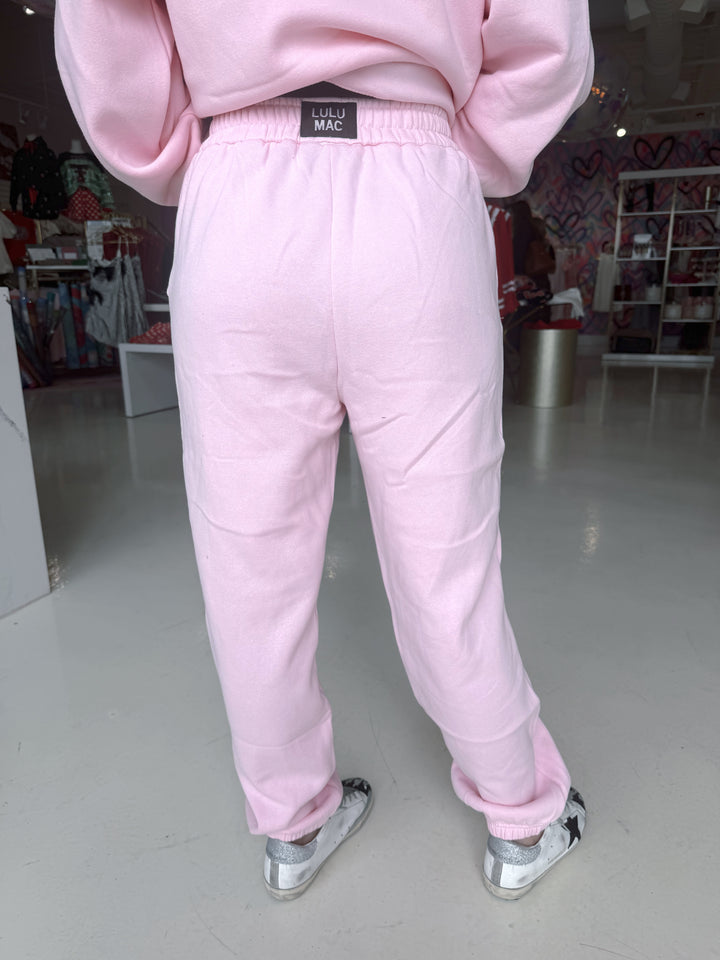 LULU MAC Pink/Brown Sweatpants