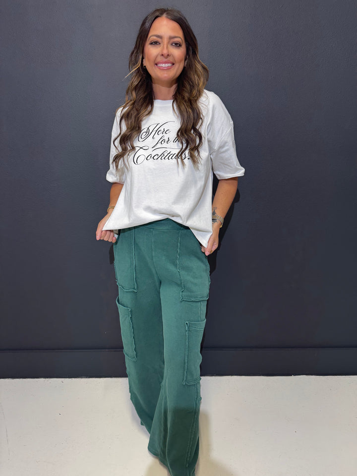 Here For The Cocktails Tee