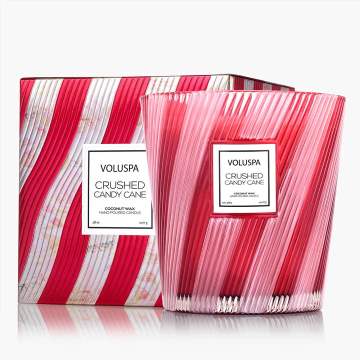 Voluspa Crushed Candy Cane 3W Hearth