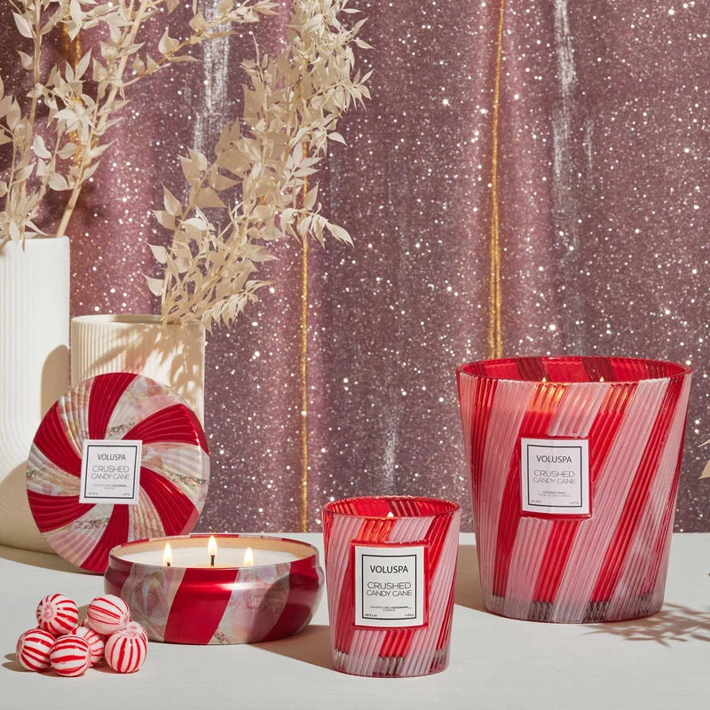 Voluspa Crushed Candy Cane 3W Hearth