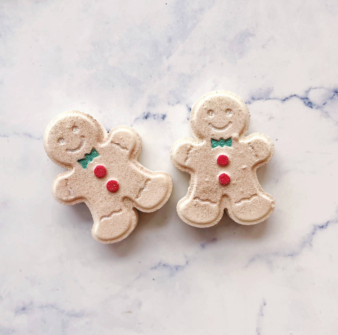 Gingerbread Man Bath Bomb - with toy inside!