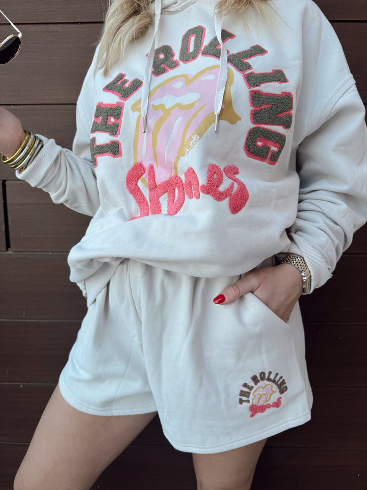 Light Grey The Rolling Stones Sweatshorts