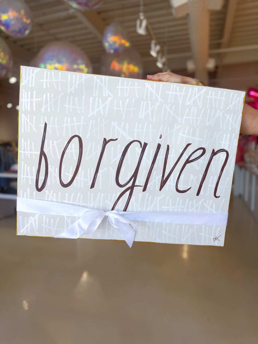 FORGIVEN 18x24 Wall Decor